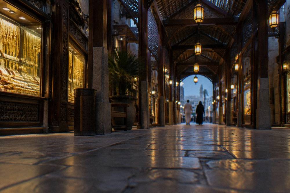 The walkway through the Gold Souk