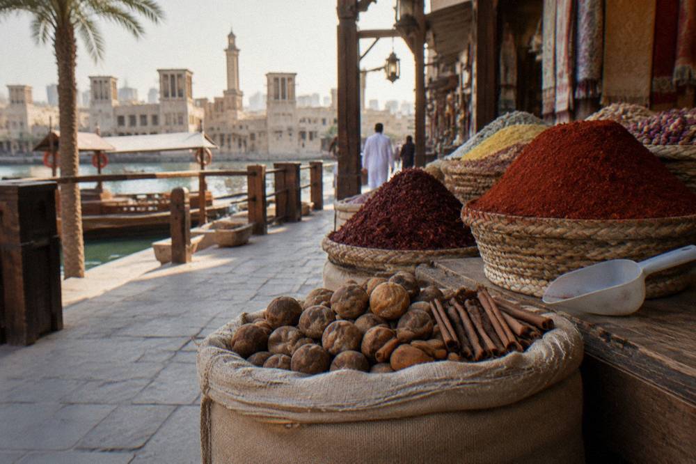 Spice stalls in the Spice Souk