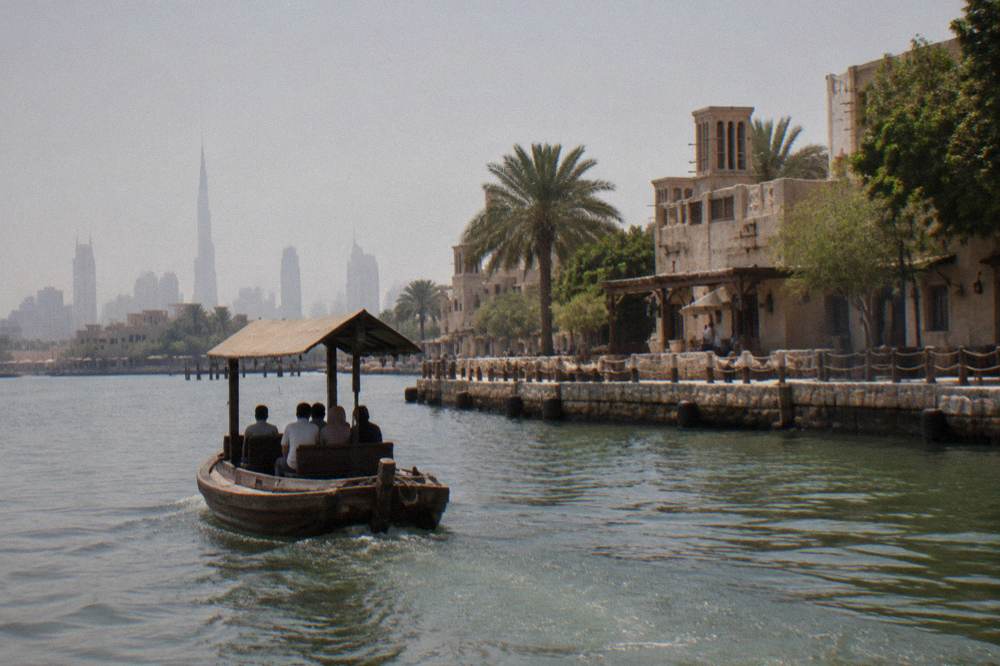 An abra boat on Dubai Creek
